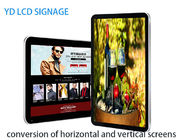 Outdoor Billboard LCD Digital Signage , Transparent LCD Screen Display USB Controlled For Advertising