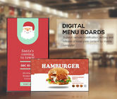 Ultra Narrow Bezel 32 Inch Lcd Digital Menu Board For KFC Fastfood Shop